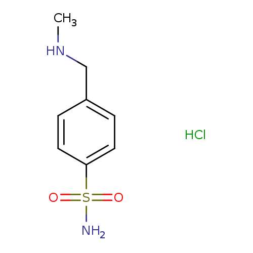 4-[(methylamino)methyl]benzene-1-sulfonamide hydrochloride