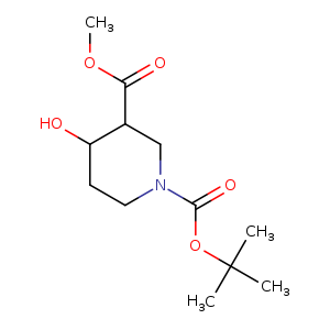 Methyl n-boc-4-hydroxypiperidine-3-carboxylate