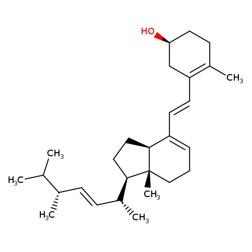 (6E,22E)-(3R)-9,10-secoergosta-5(10),6,8,22-tetraen-3-ol