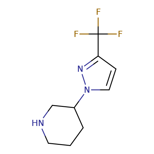 3-[3-(trifluoromethyl)-1H-pyrazol-1-yl]piperidine