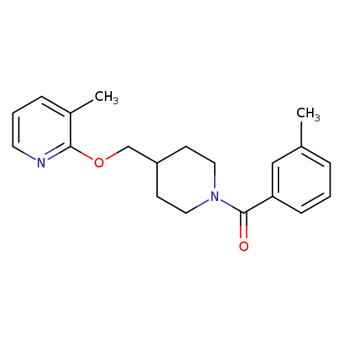 3-methyl-2-{[1-(3-methylbenzoyl)piperidin-4-yl]methoxy}pyridine
