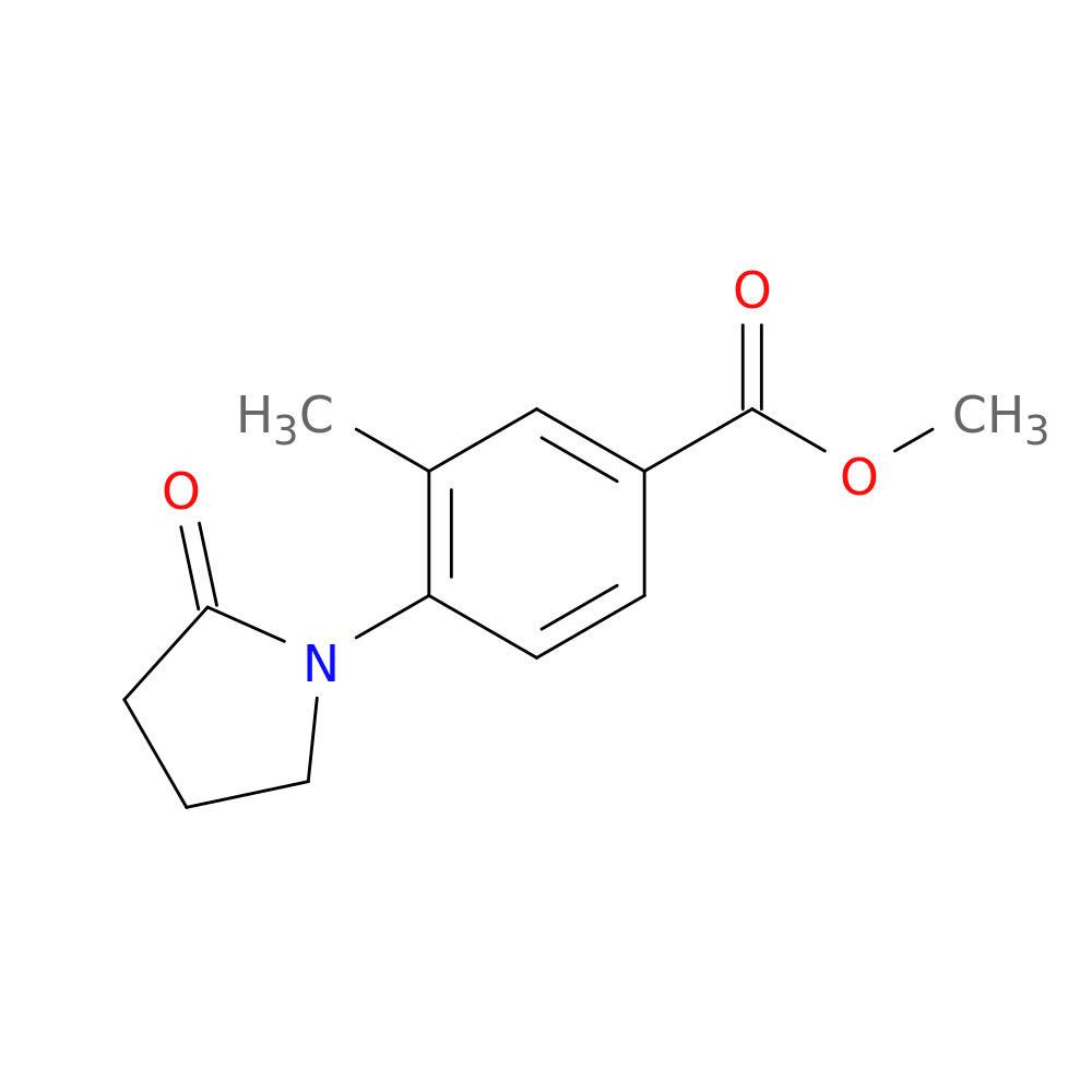 Methyl 3-methyl-4-(2-oxopyrrolidin-1-yl)benzoate