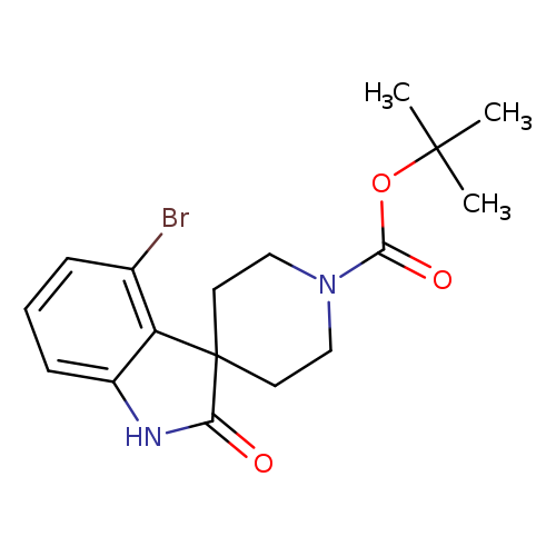 tert-Butyl 4-bromo-2-oxospiro[indoline-3,4'-piperidine]-1'-carboxylate