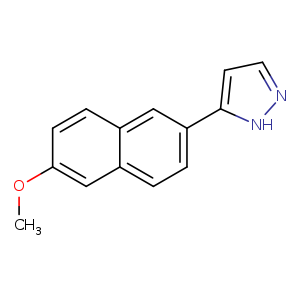 5-(6-METHOXY-2-NAPHTHYL)-1H-PYRAZOLE