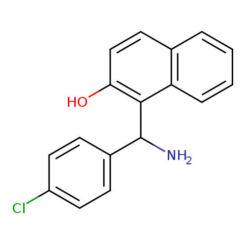 1-(Amino(4-chlorophenyl)methyl)naphthalen-2-ol