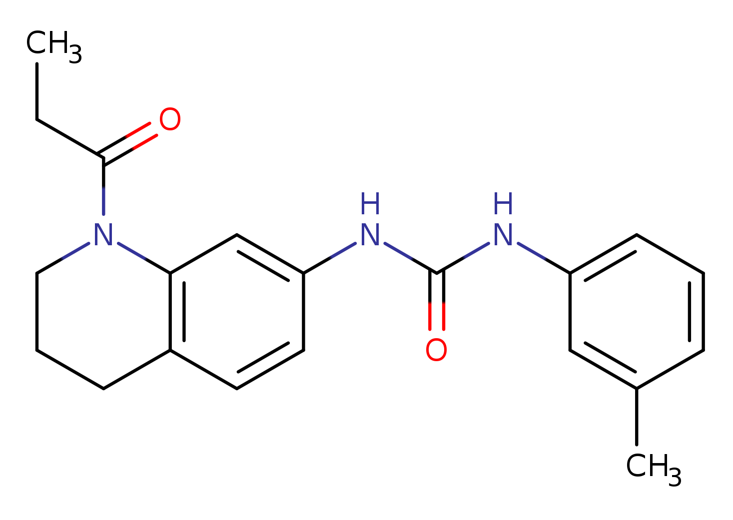 1-(3-methylphenyl)-3-(1-propanoyl-1,2,3,4-tetrahydroquinolin-7-yl)urea