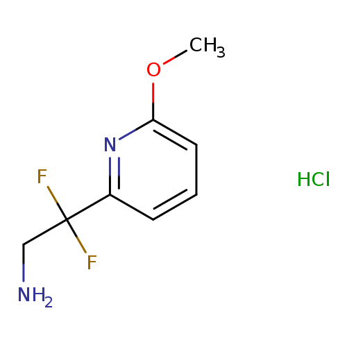 2,2-difluoro-2-(6-methoxypyridin-2-yl)ethan-1-amine hydrochloride