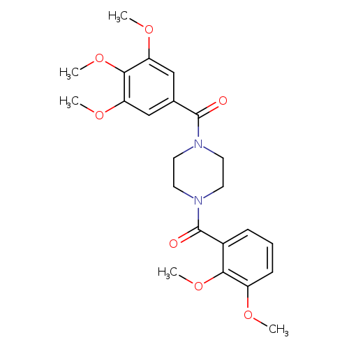 1-(2,3-dimethoxybenzoyl)-4-(3,4,5-trimethoxybenzoyl)piperazine
