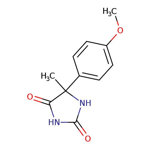 2,4-Imidazolidinedione, 5-(4-methoxyphenyl)-5-methyl-