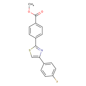 methyl 4-[4-(4-fluorophenyl)-1,3-thiazol-2-yl]benzoate