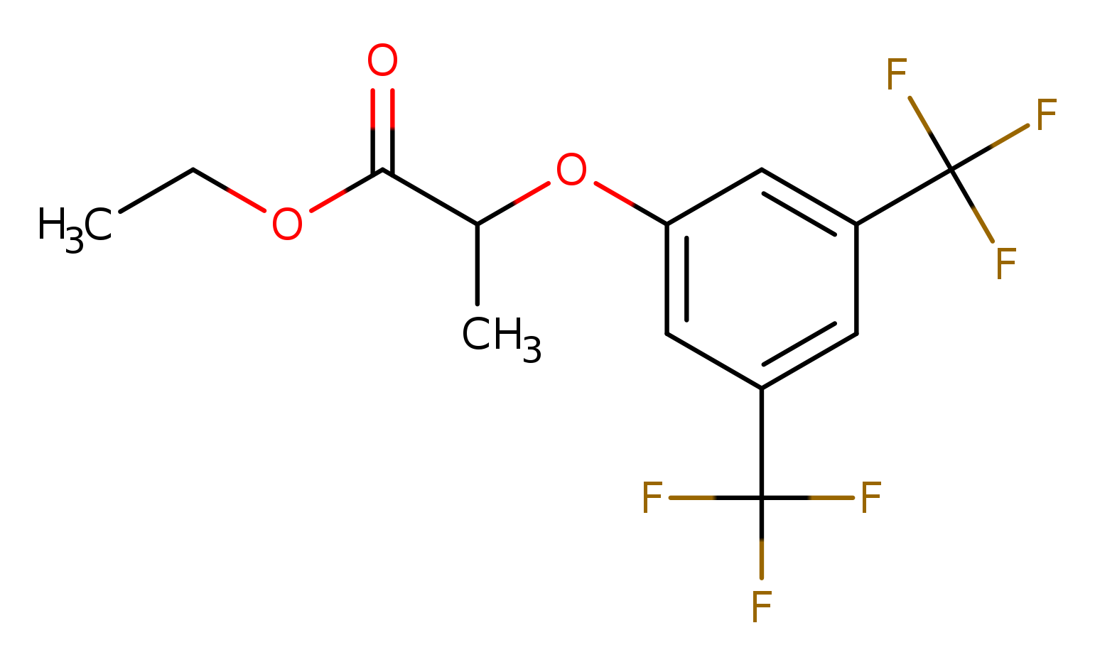 Ethyl 2-[3,5-bis(trifluoromethyl)phenoxy]-propionate