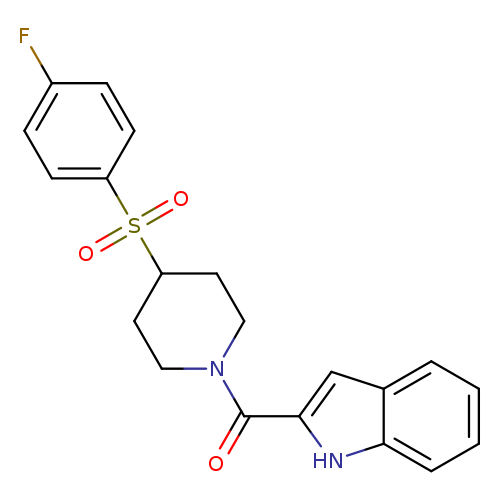 2-[4-(4-fluorobenzenesulfonyl)piperidine-1-carbonyl]-1H-indole