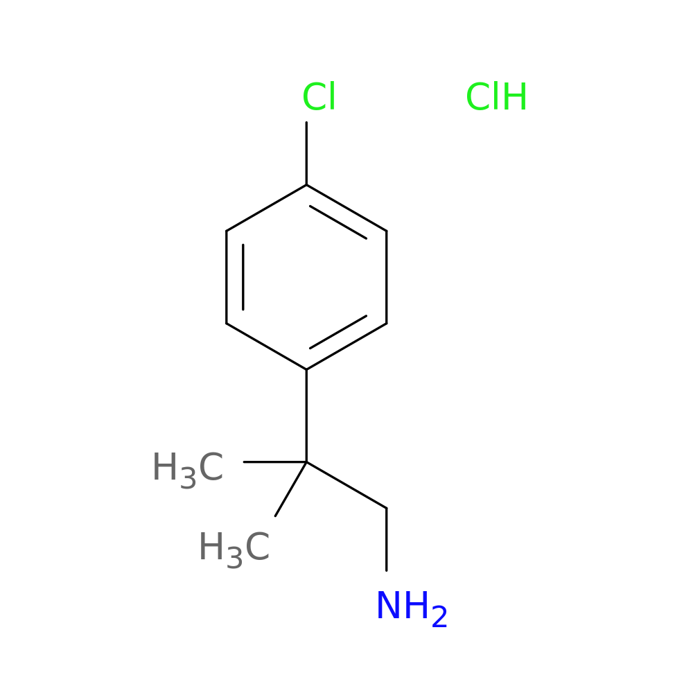 2-(4-Chlorophenyl)-2-methylpropylamine HCl