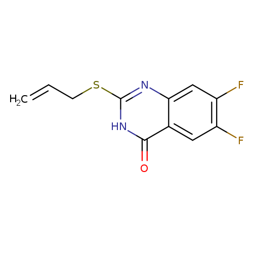 6,7-difluoro-2-(prop-2-en-1-ylsulfanyl)-3,4-dihydroquinazolin-4-one
