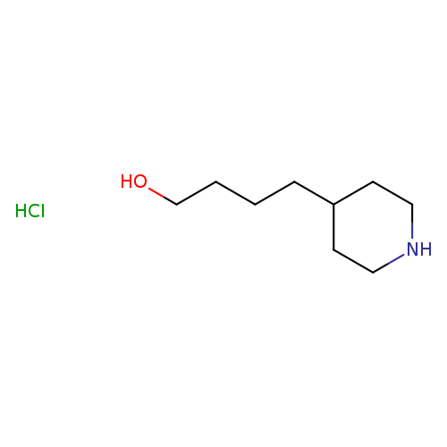 4-Piperidinebutanol, hydrochloride (1:1)
