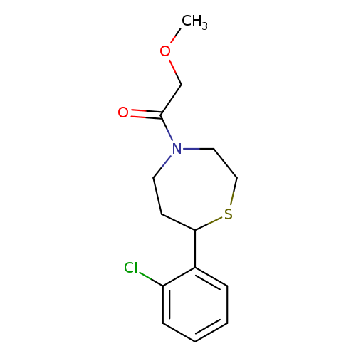 1-[7-(2-chlorophenyl)-1,4-thiazepan-4-yl]-2-methoxyethan-1-one