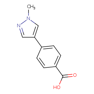 4-(1-Methyl-1H-pyrazol-4-yl)benzoic acid