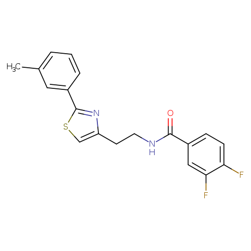 3,4-difluoro-N-{2-[2-(3-methylphenyl)-1,3-thiazol-4-yl]ethyl}benzamide