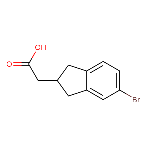 2-(5-bromo-2,3-dihydro-1H-inden-2-yl)acetic acid
