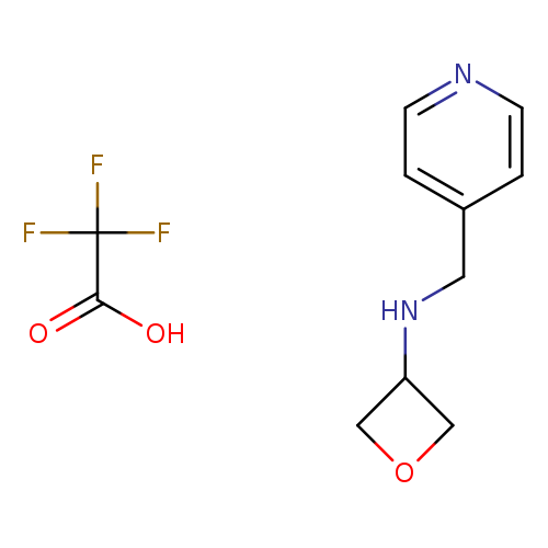 N-[(pyridin-4-yl)methyl]oxetan-3-amine, trifluoroacetic acid
