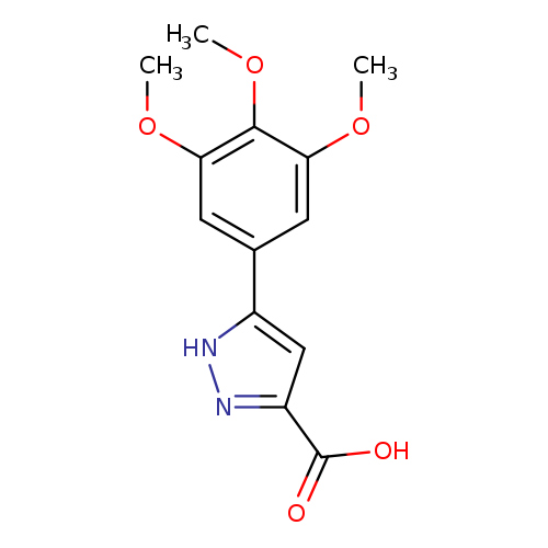 5-(3,4,5-TRIMETHOXY-PHENYL)-4H-PYRAZOLE-3-CARBOXYLIC ACID