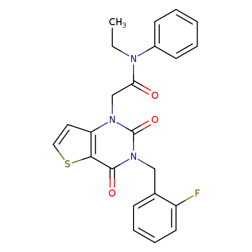 N-ethyl-2-{3-[(2-fluorophenyl)methyl]-2,4-dioxo-1H,2H,3H,4H-thieno[3,2-d]pyrimidin-1-yl}-N-phenylacetamide