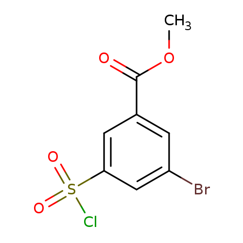 Methyl 3-bromo-5-(chlorosulfonyl)benzoate