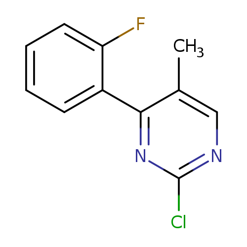 2-Chloro-4-(2-fluorophenyl)-5-methylpyrimidine