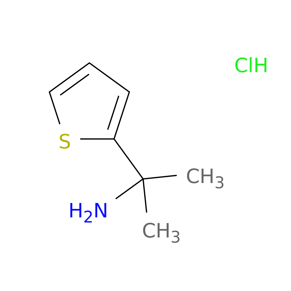 2-(thiophen-2-yl)propan-2-amine hydrochloride