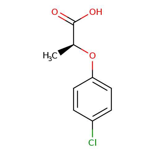 Propanoic acid, 2-(4-chlorophenoxy)-, (2S)-