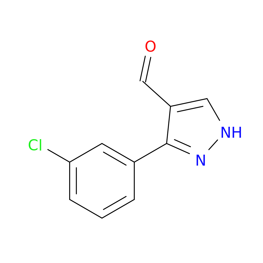 3-(3-Chlorophenyl)-1H-pyrazole-4-carbaldehyde
