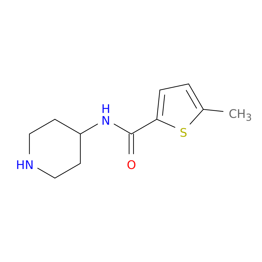 5-methyl-N-(piperidin-4-yl)thiophene-2-carboxamide