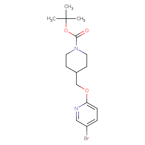 tert-Butyl 4-(((5-bromopyridin-2-yl)oxy)methyl)piperidine-1-carboxylate