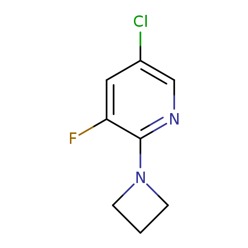 2-(azetidin-1-yl)-5-chloro-3-fluoropyridine