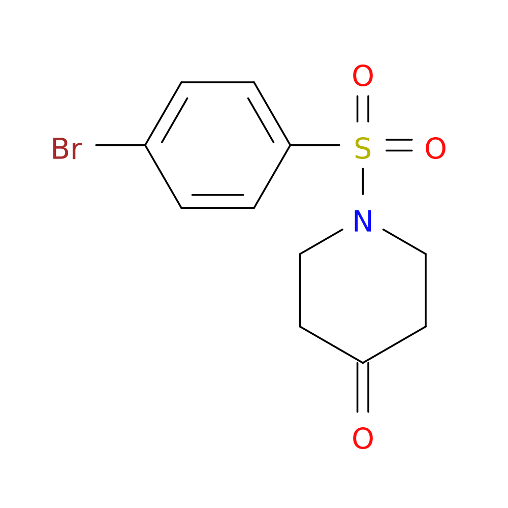 1-(4-Bromophenylsulfonyl)piperidin-4-one