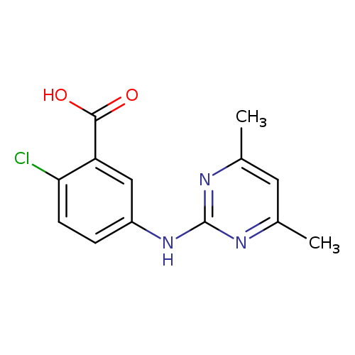 2-chloro-5-[(4,6-dimethylpyrimidin-2-yl)amino]benzoic acid