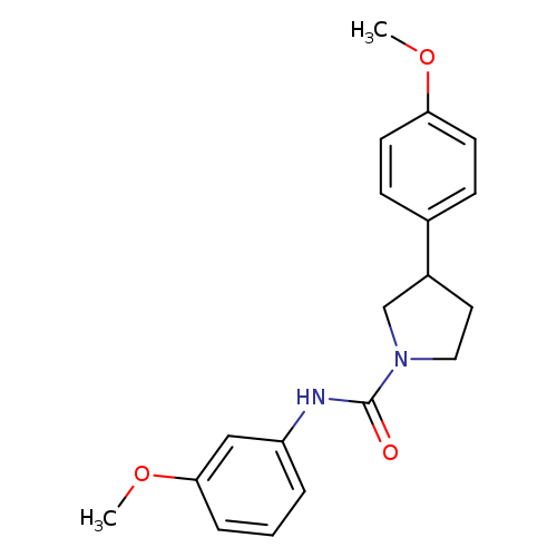 N-(3-methoxyphenyl)-3-(4-methoxyphenyl)pyrrolidine-1-carboxamide