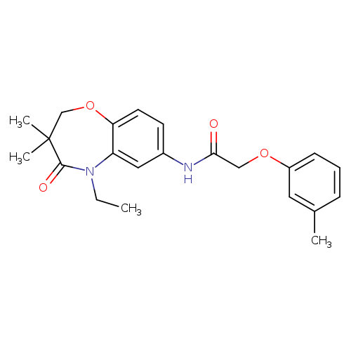 N-(5-ethyl-3,3-dimethyl-4-oxo-2,3,4,5-tetrahydro-1,5-benzoxazepin-7-yl)-2-(3-methylphenoxy)acetamide