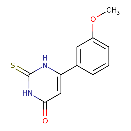 6-(3-Methoxyphenyl)-2-thioxo-2,3-dihydropyrimidin-4(1H)-one