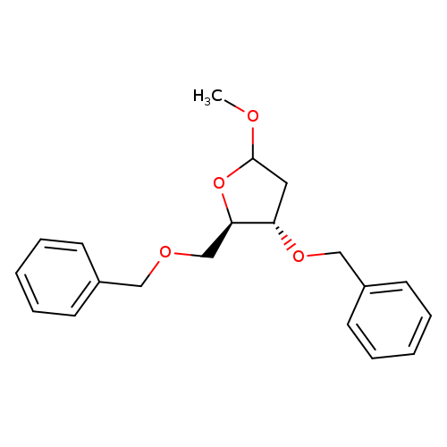 D-erythro-Pentofuranoside, methyl 2-deoxy-3,5-bis-O-(phenylmethyl)-