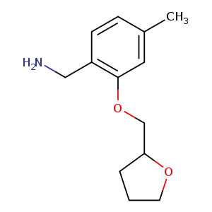 {4-methyl-2-[(oxolan-2-yl)methoxy]phenyl}methanamine