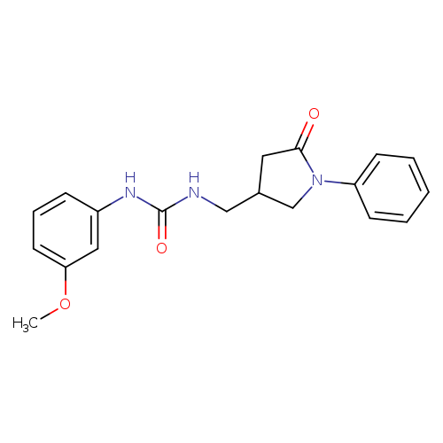 1-(3-methoxyphenyl)-3-[(5-oxo-1-phenylpyrrolidin-3-yl)methyl]urea