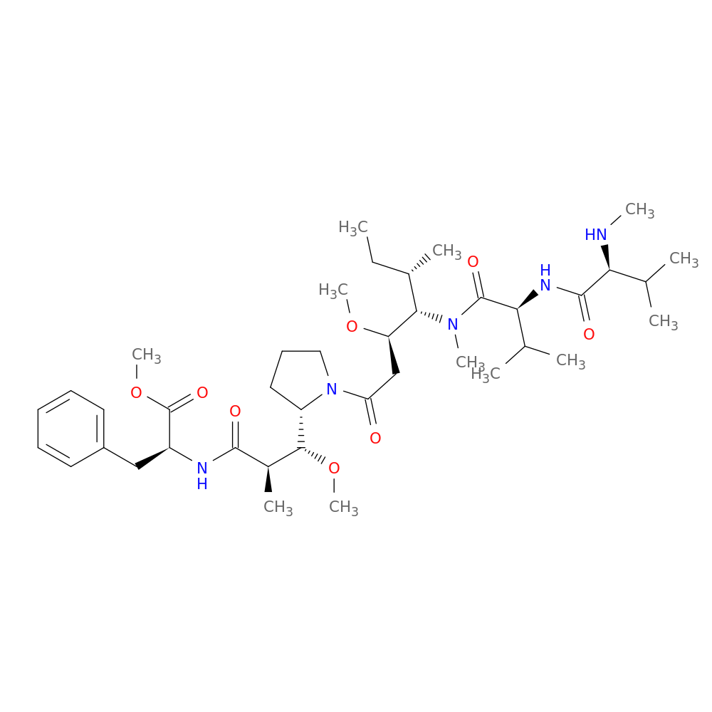 L-Phenylalanine,N-methyl-L-valyl-L-valyl-(3R,4S,5S)-3-methoxy-5-methyl-4-(methylamino)heptanoyl-(aR,bR,2S)-b-methoxy-a-methyl-2-pyrrolidinepropanoyl-,methyl ester