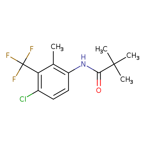 N-[4-Chloro-2-methyl-3-(trifluoromethyl)phenyl]-2,2-dimethylpropanamide