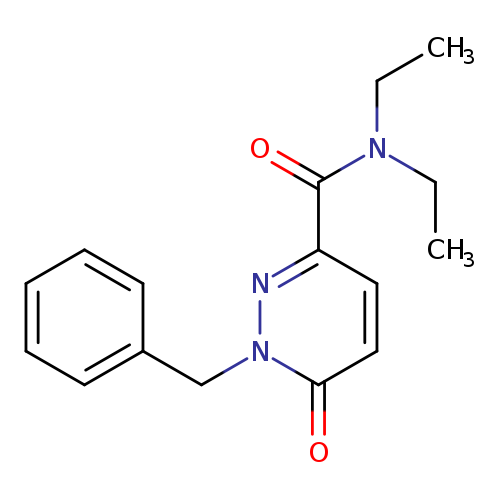 1-benzyl-N,N-diethyl-6-oxo-1,6-dihydropyridazine-3-carboxamide