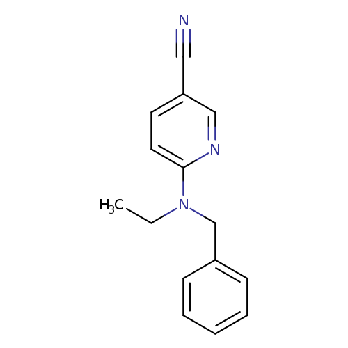 6-[BENZYL(ETHYL)AMINO]PYRIDINE-3-CARBONITRILE