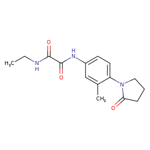 N-ethyl-N'-[3-methyl-4-(2-oxopyrrolidin-1-yl)phenyl]ethanediamide