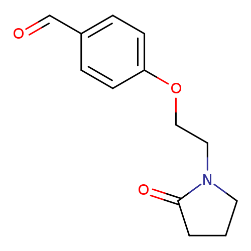 4-[2-(2-Oxopyrrolidin-1-yl)ethoxy]benzaldehyde
