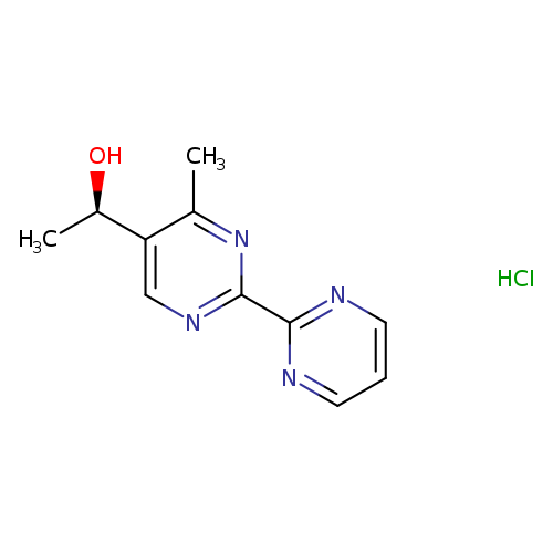 (1R)-1-[4-methyl-2-(pyrimidin-2-yl)pyrimidin-5-yl]ethan-1-olhydrochloride