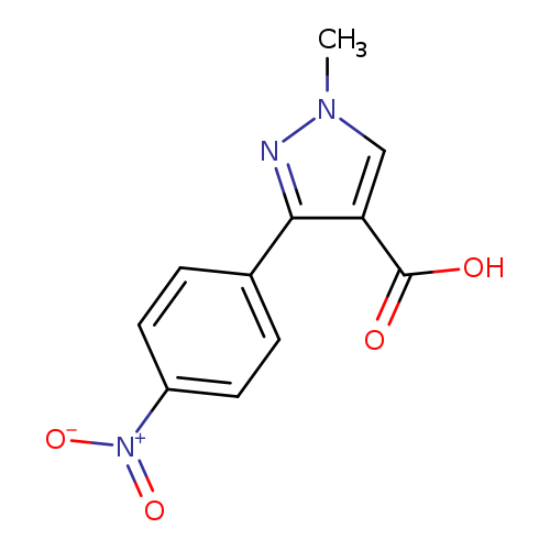 1-Methyl-3-(4-nitrophenyl)-1h-pyrazole-4-carboxylic acid